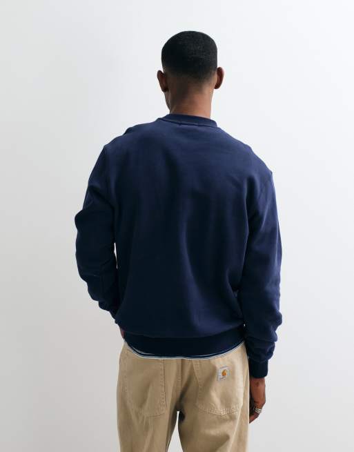 Stan Ray chenille patch sweatshirt in navy, 3 of 5