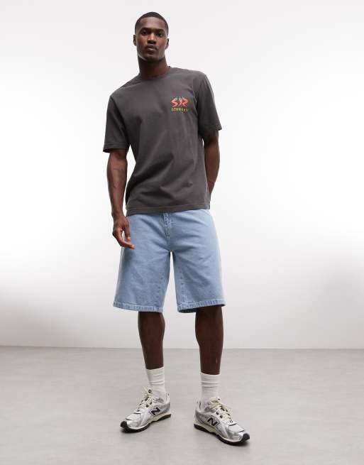 Stan Ray chilli graphic back print short sleeve t-shirt in washed black, 2 of 5