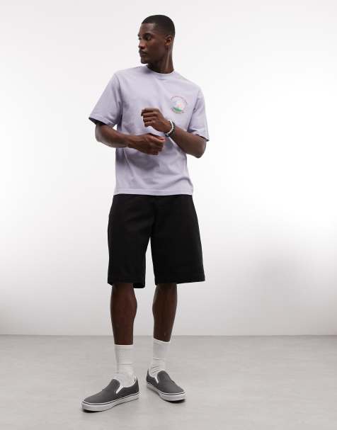 Stan Ray chino relaxed fit shorts in black