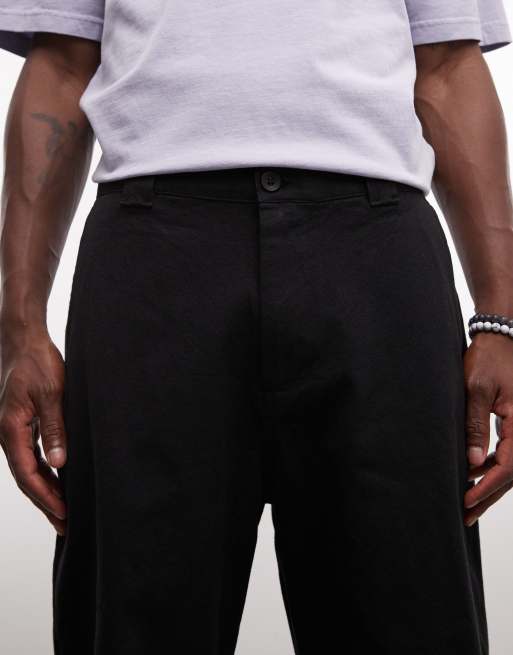 Stan Ray chino relaxed fit shorts in black, 4 of 5