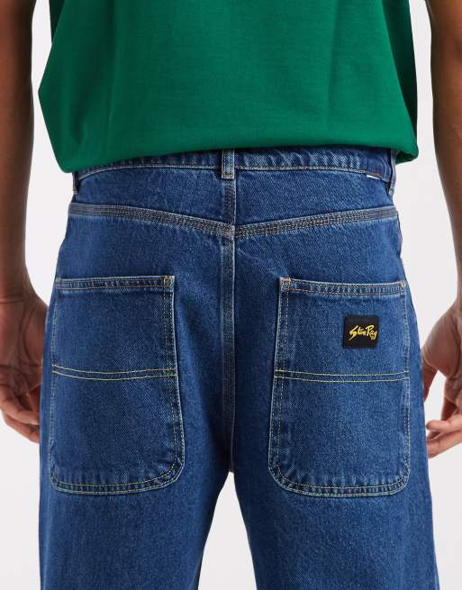 Stan Ray denim relaxed fit jeans in indigo blue, 4 of 5