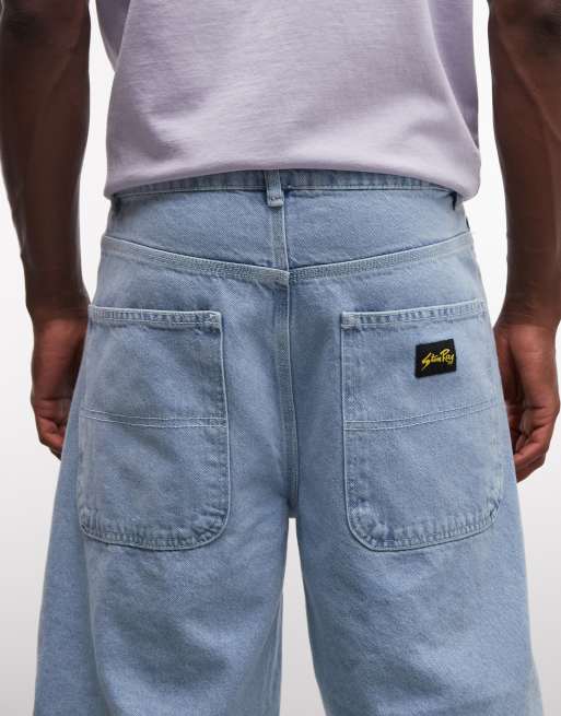 Stan Ray - Denimshorts i afslappet pasform i lyseblå vask, 5 af 5