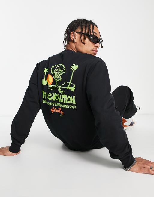 Stan Ray - Evolution - Sort sweatshirt