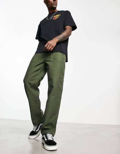 Mens Fat pants Cargo Work Pants Casual Fit LooseTrousers Plus Size