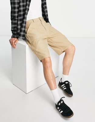 Stan Ray Stan Ray fat shorts in beige-Green