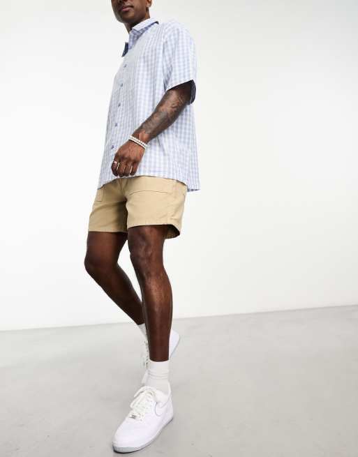 Beige shorts sales outfit mens