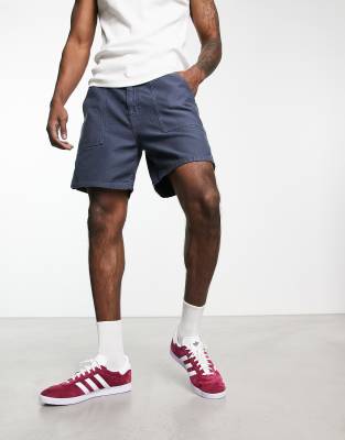 Stan Ray fat shorts in navy - ASOS Price Checker