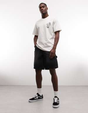 Stan Ray graphic short sleeve t-shirt with back graphic in white
