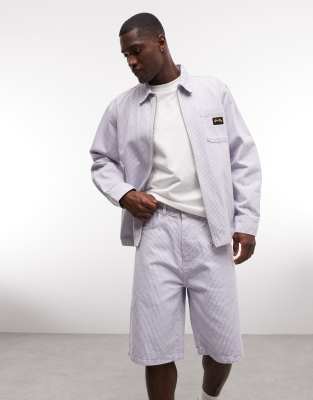 Stan Ray hickory striped relaxed fit shorts in multi - part of a set multi