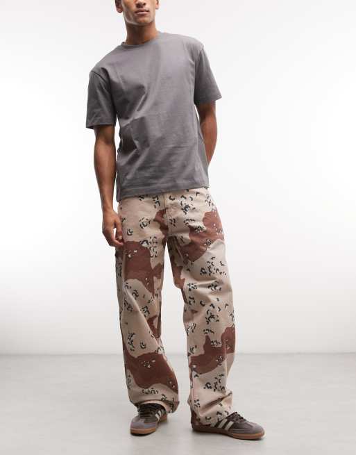 Stan Ray - Jean droit style charpentier à motif camouflage - Multicolore
