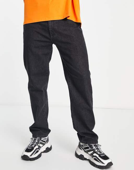 Stan Ray - Jeans med lige ben og 5 lommer i sort denim