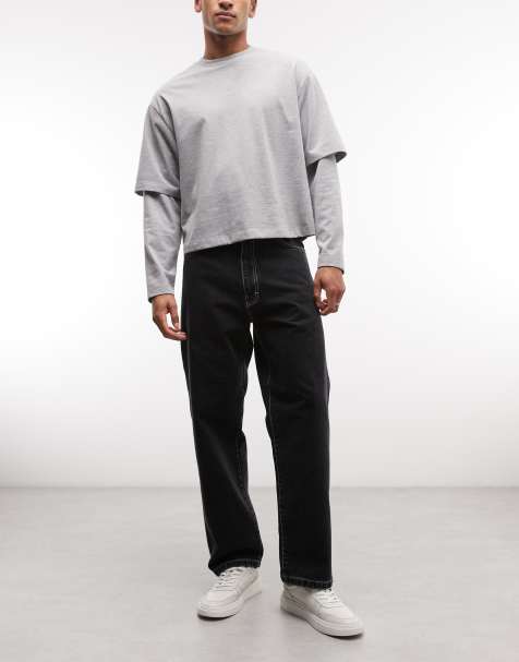 Stan Ray – Locker geschnittene Jeans in Schwarz - view 1