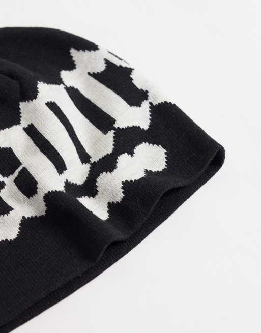 Stan Ray logo graphic beanie in black, 3 of 3
