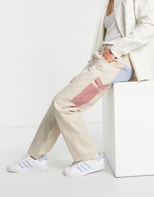 Stan Ray OG painter trousers in hickory blue