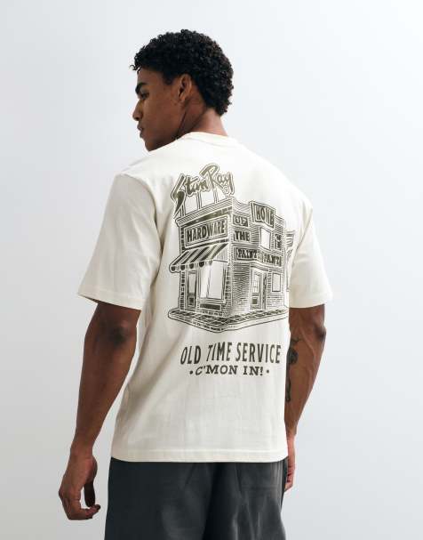 Stan Ray Old Time Service t-shirt in natural - view 1
