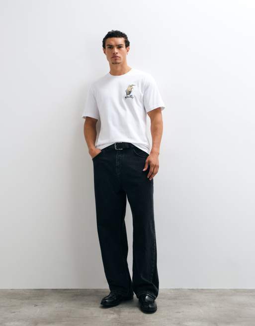 Stan Ray painter apparel t-shirt in white, 3 of 5