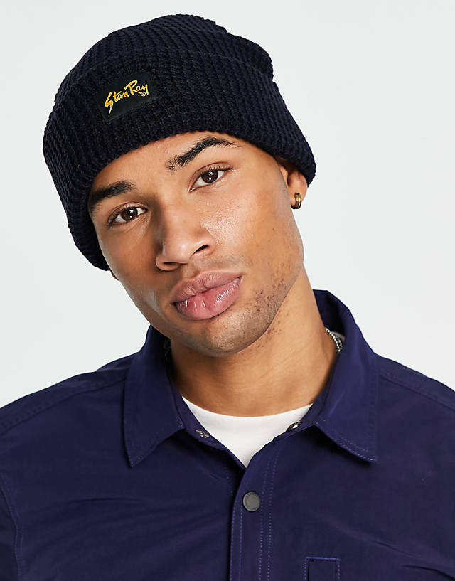 Stan Ray - patch beanie in navy