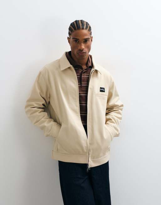 Stan Ray Pro garage workwear jacket in cream, 5 of 5