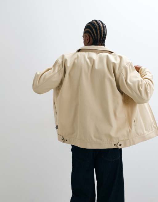 Stan Ray Pro garage workwear jacket in khaki, 3 of 5