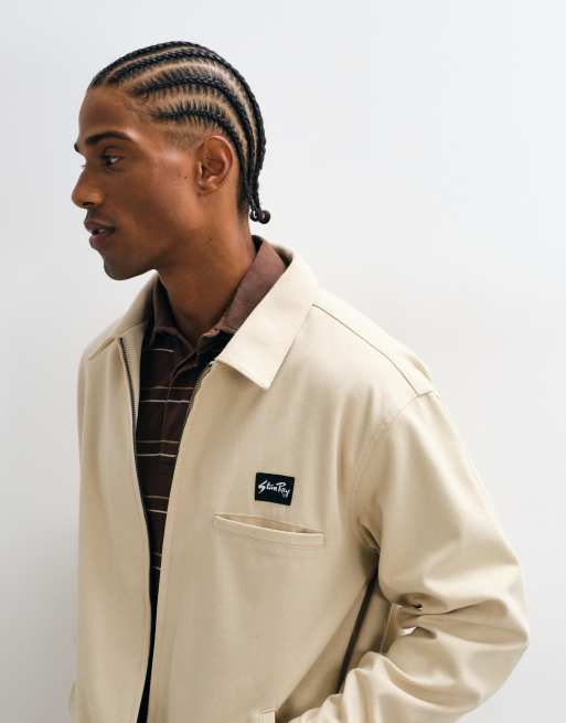 Stan Ray Pro garage workwear jacket in khaki, 4 of 5