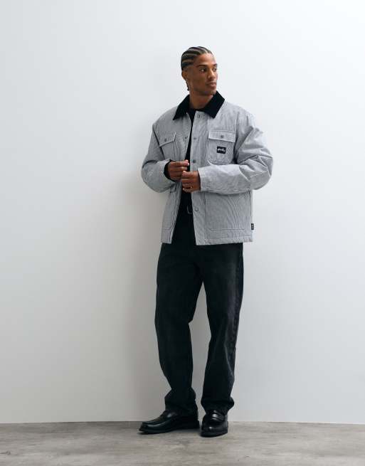 Stan Ray Pro lined chore jacket in hicktory stripe, 2 of 5