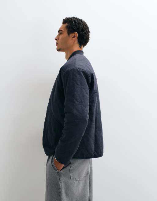 Stan Ray quilted chore jacket in black, 2 of 5