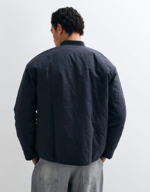 Stan Ray quilted chore jacket in black, 3 of 5