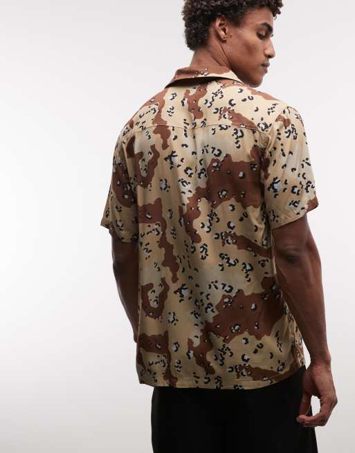 Stan Ray short sleeve camo print shirt in multi, 3 of 5