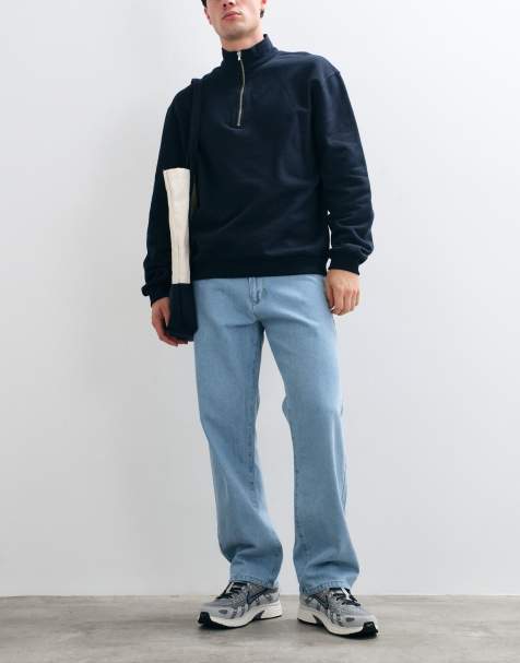Stan Ray standard 5 straight leg jeans in mid wash blue - view 1