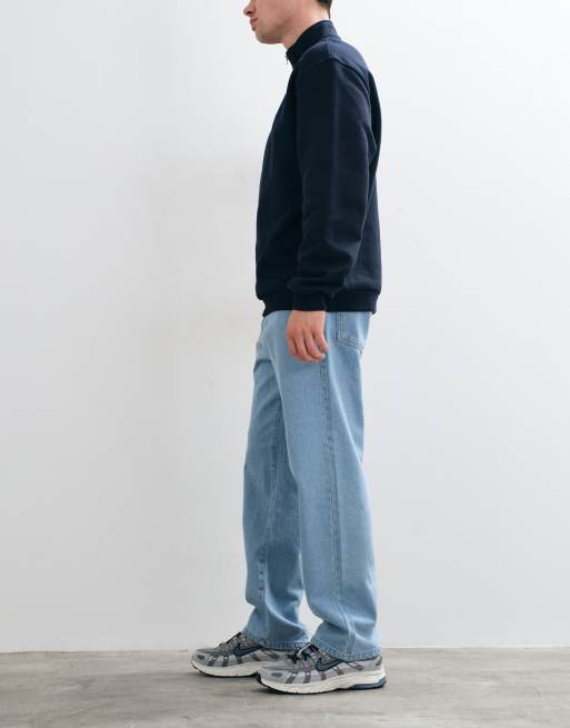 Stan Ray standard 5 straight leg jeans in mid wash blue, 2 of 5