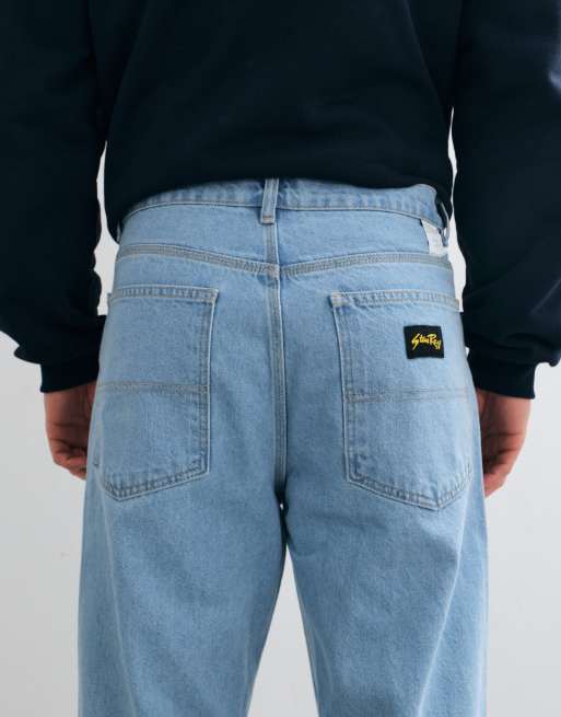 Stan Ray standard 5 straight leg jeans in mid wash blue, 5 of 5