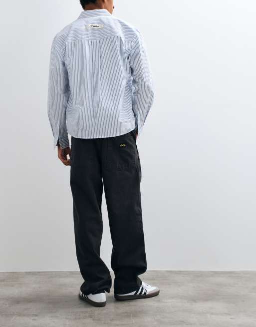 Stan Ray straight leg garage trousers in black, 3 of 5