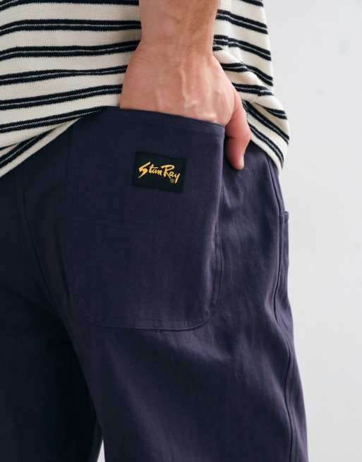 Stan Ray straight leg rec trousers in navy, 4 of 5