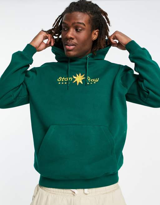 Stan Ray sun ray hoodie in green | ASOS