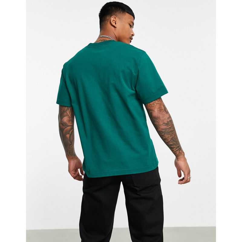 T-shirt e Canotte Uomo Stan ray - T-shirt verde con tasca applicata