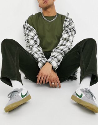 Stan Ray taper fatigue corduroy pant in olive