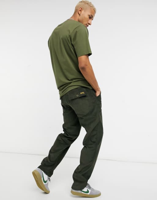 The Jamie Relaxed Tapered Fit Corduroy Pant in Dark Olive – Frank