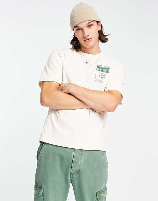 Stan Ray - Tools of the Trade - T-shirt in gebroken wit