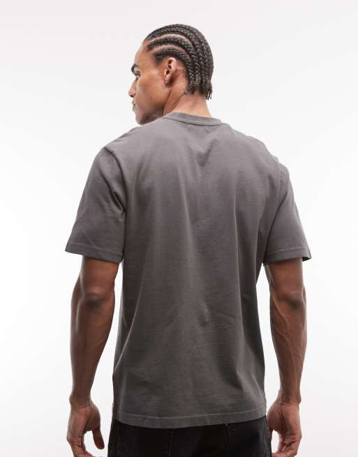 Stan Ray - Vasket sort T-shirt med korte ærmer og tekstlogo, 5 af 5