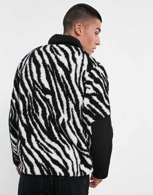 Stan Ray - Veste en polaire sherpa à imprimé - Multicolore, 4 de 4