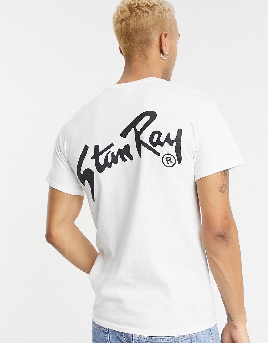 Stan Ray – Vit t-shirt med originallogga