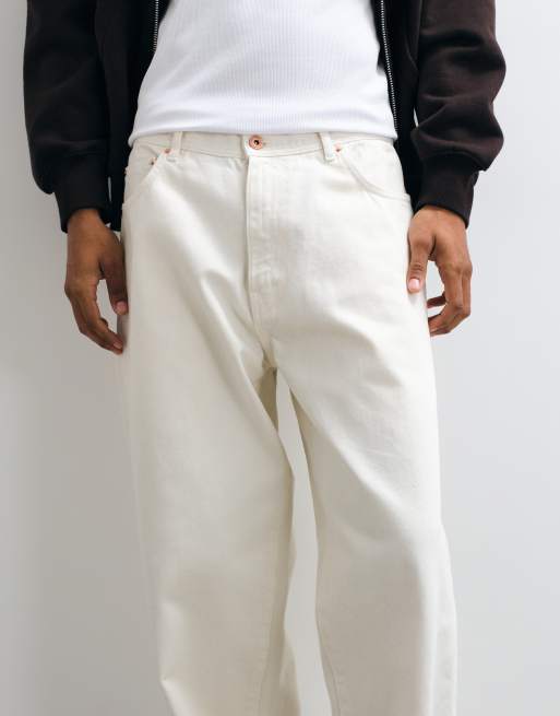 Stan Ray wide leg 5 jeans in natural, 2 of 5