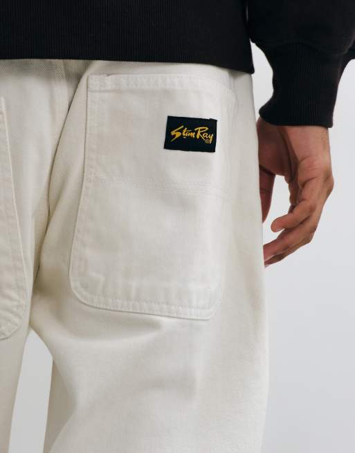 Stan Ray wide leg 5 jeans in natural, 4 of 5