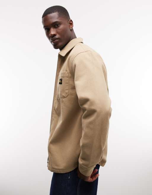 Stan Ray zip up jacket in beige , 4 of 5