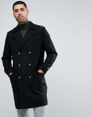 military wool coat