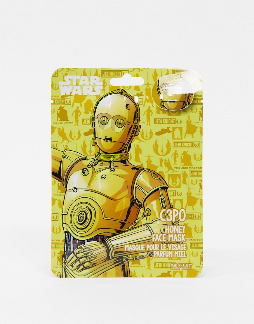 Star Wars - C3PO - Gezichtsmasker-Zonder kleur