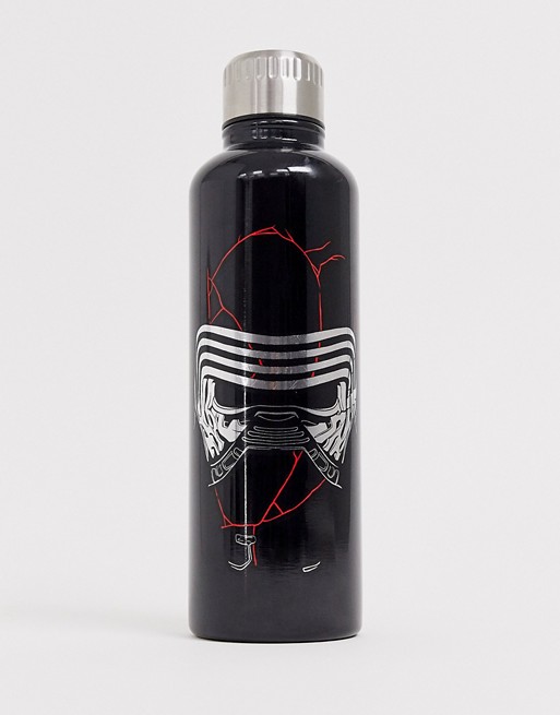 Star Wars kylo ren metal water bottle
