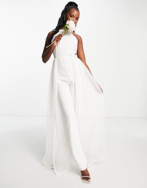 Halter jumpsuits shop for weddings