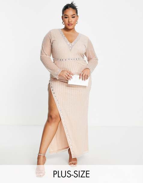 Gold Plus Size Dresses For Women | Asos