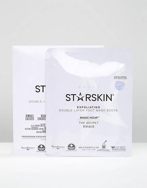 Starskin Magic – Zweilagige Technologie-Fußmasken mit Peeling-Effekt